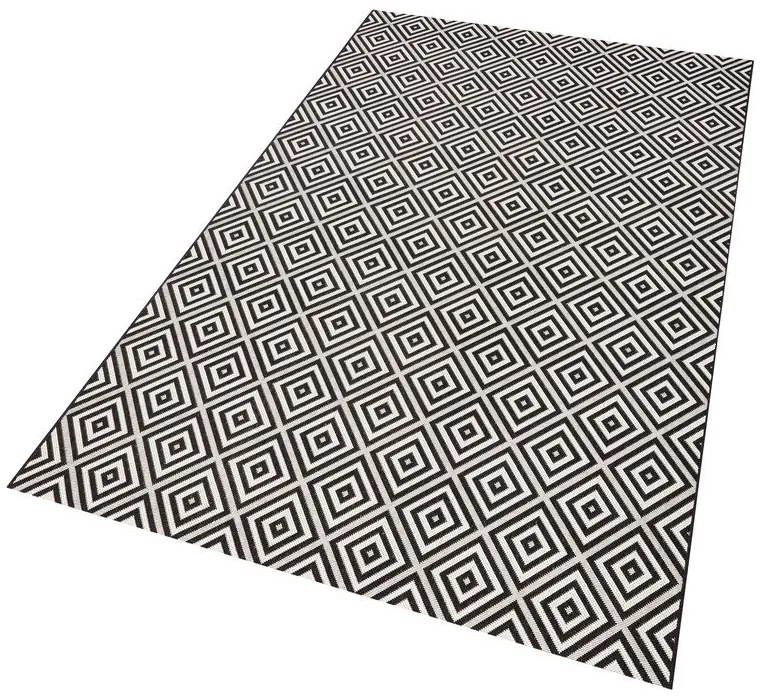 Tappeto da esterno bianco e nero , 160 x 230 cm Karo - NORTHRUGS