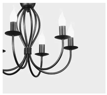 Lampadario a sospensione con catena ARTHUR 5xE14/40W/230V