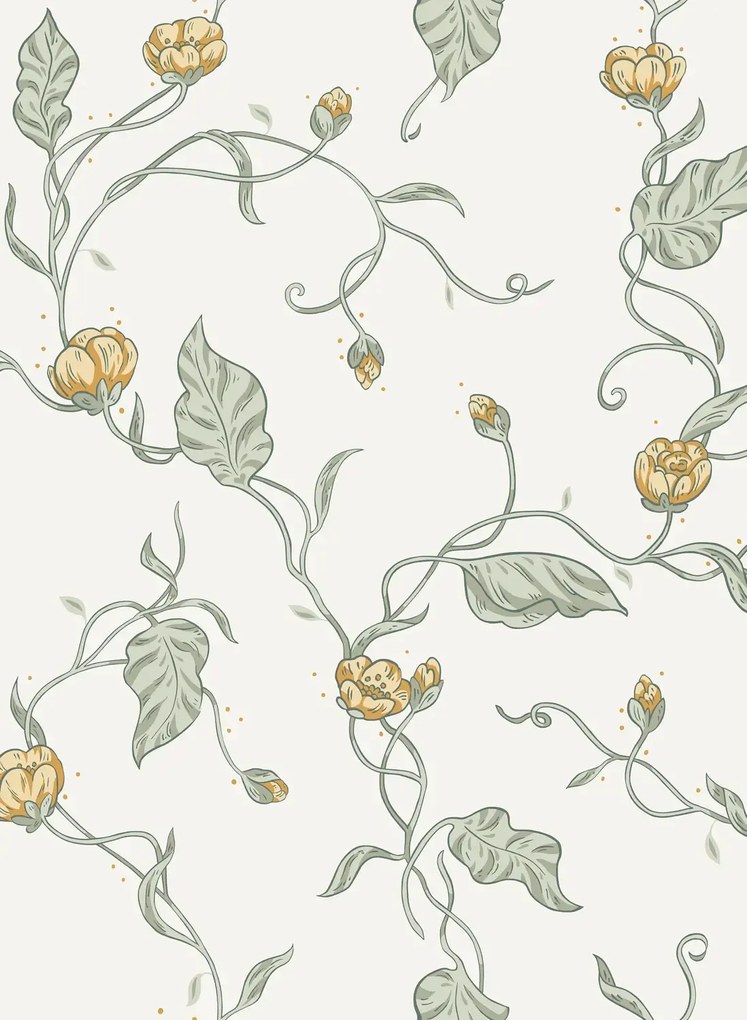 Sandberg Carta da parati Elmire - Spring Green