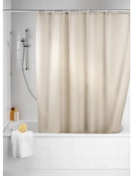 WENKO 20045100 - Tenda da doccia 180x200 cm beige