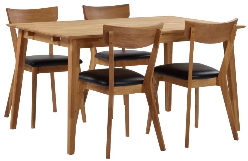 Tavolo da pranzo in rovere naturale , 140 x 90 cm Filippa - Rowico