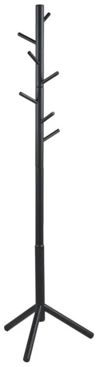 Gancio in gomma nera per legno Bremen - Actona