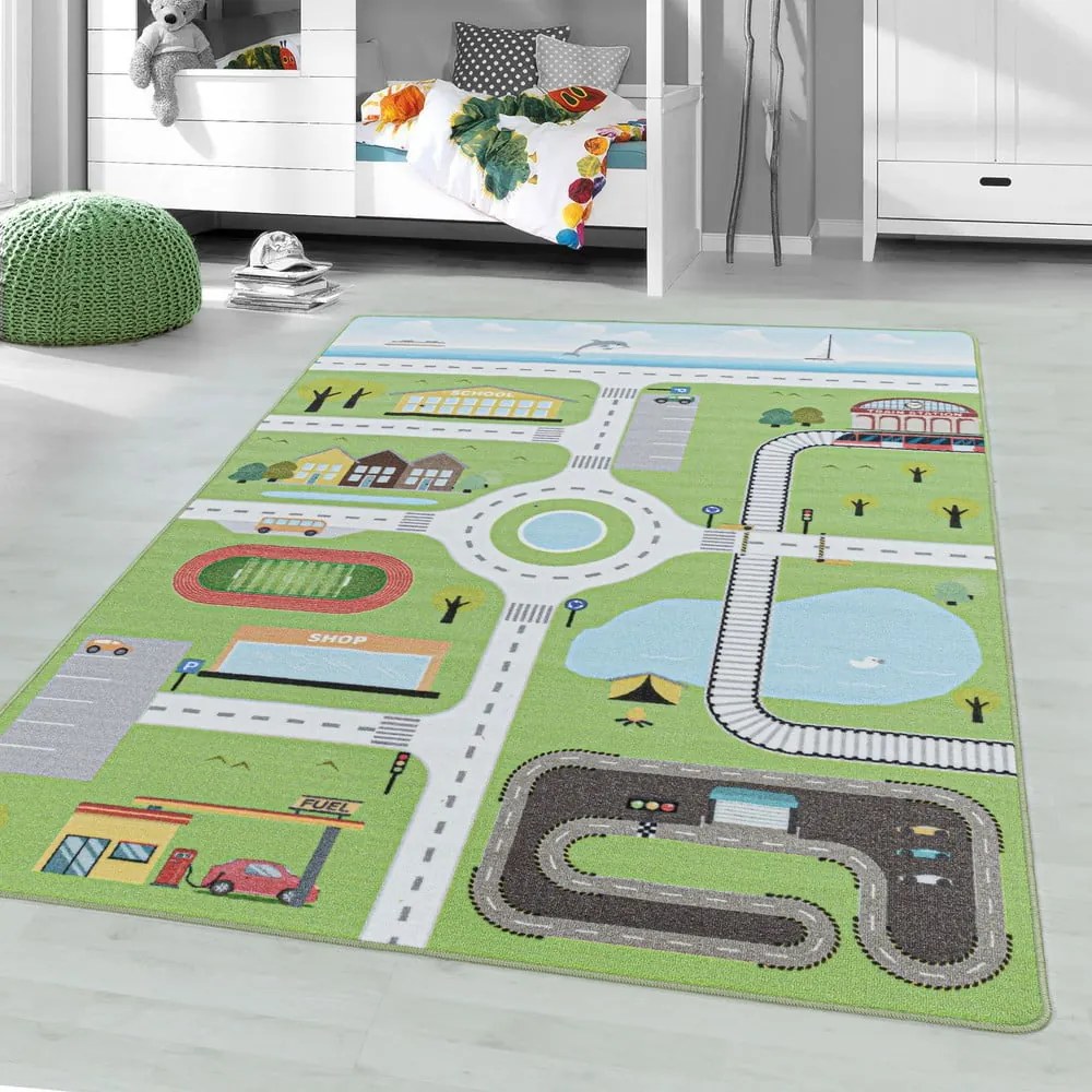 Tappeto verde per bambini 160x230 cm Play - Ayyildiz Carpets