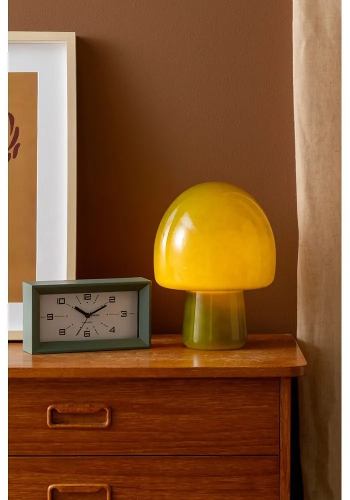 Lampada da tavolo verde scuro (altezza totale 27 cm) Gozar – Leitmotiv