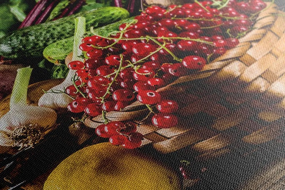 Stampa su tela – Frutta e verdura fresca
