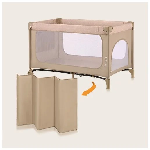 Lionelo - Lettino da viaggio JASMIN EASY FOLD Sabbia beige