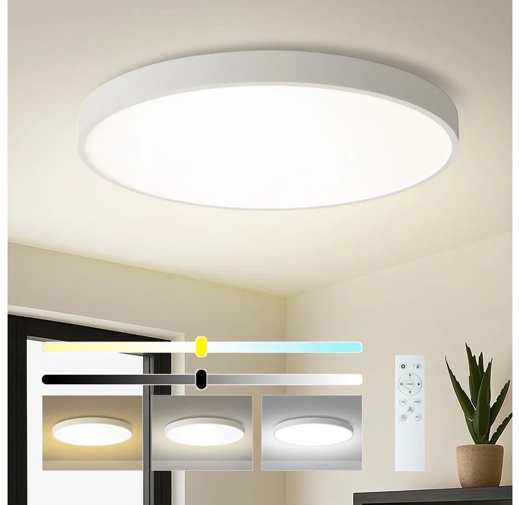 Brilagi - Lampada LED dimmerabile POOL SMART LED/128W/230V Ø 100 cm Wi-Fi Tuya bianco + telecomando