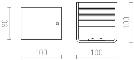 RED - Design Rendl - R12598 - Applique LED ONYX LED/5W/230V bianca
