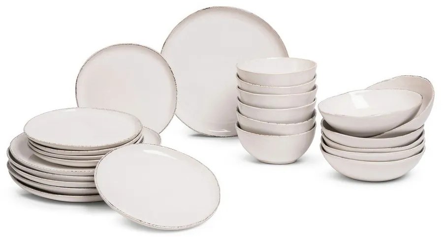 Set da pranzo in pietra 24 pz Snow Heart – Bonami Essentials