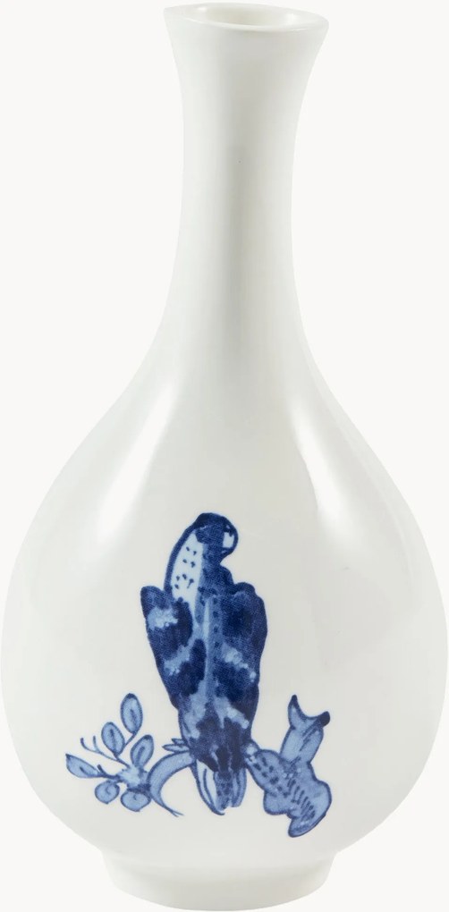 Vaso in porcellana Small Bird, alt. 17 cm