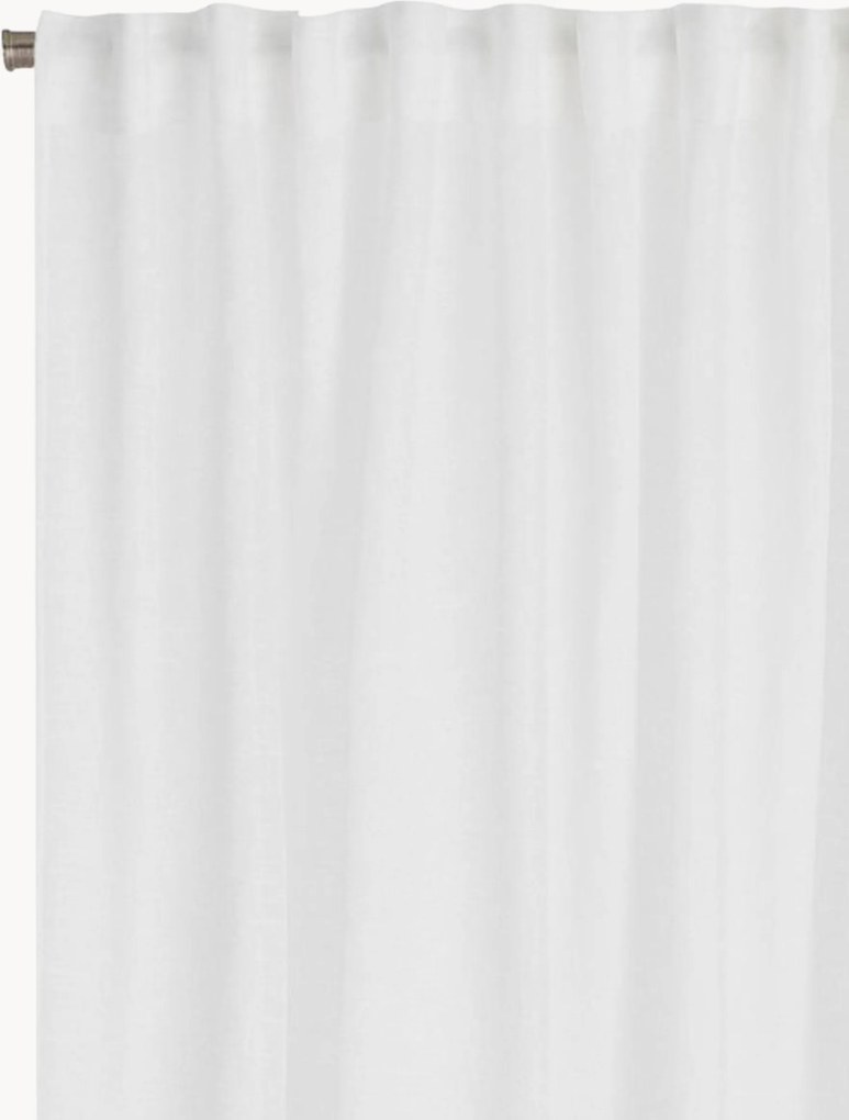 Set di 2 tende semitrasparenti con multibanda Nellie, larg. 140 cm