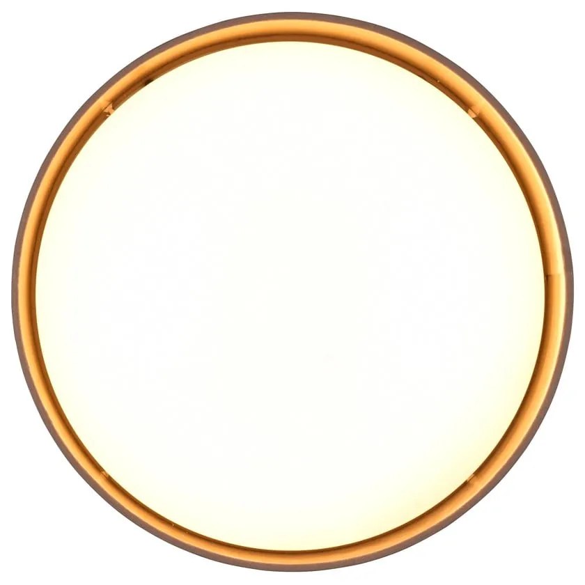 Marrone chiaro Plafoniera LED ø 30 cm Locarno - Reality