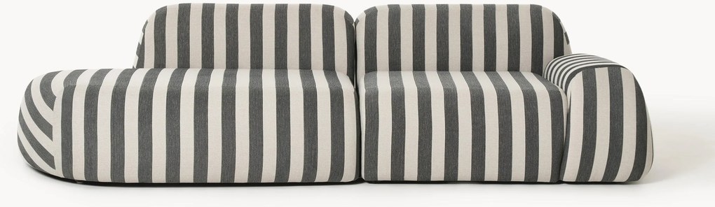 Chaise longue componibile a righe Wolke