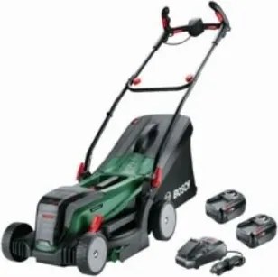 Attrezzature da giardino - Tosaerba a batteria 18V, larghezza di taglio 37 cm, 2 batterie Li-Ion da 4,0 Ah, caricabatterie 06008B9E00 - Bosch
