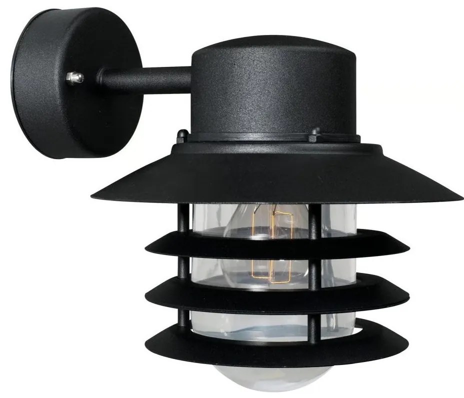 Nordlux - Applique da parete per esterni VEJERS 1xE27/60W/230V IP54 nero