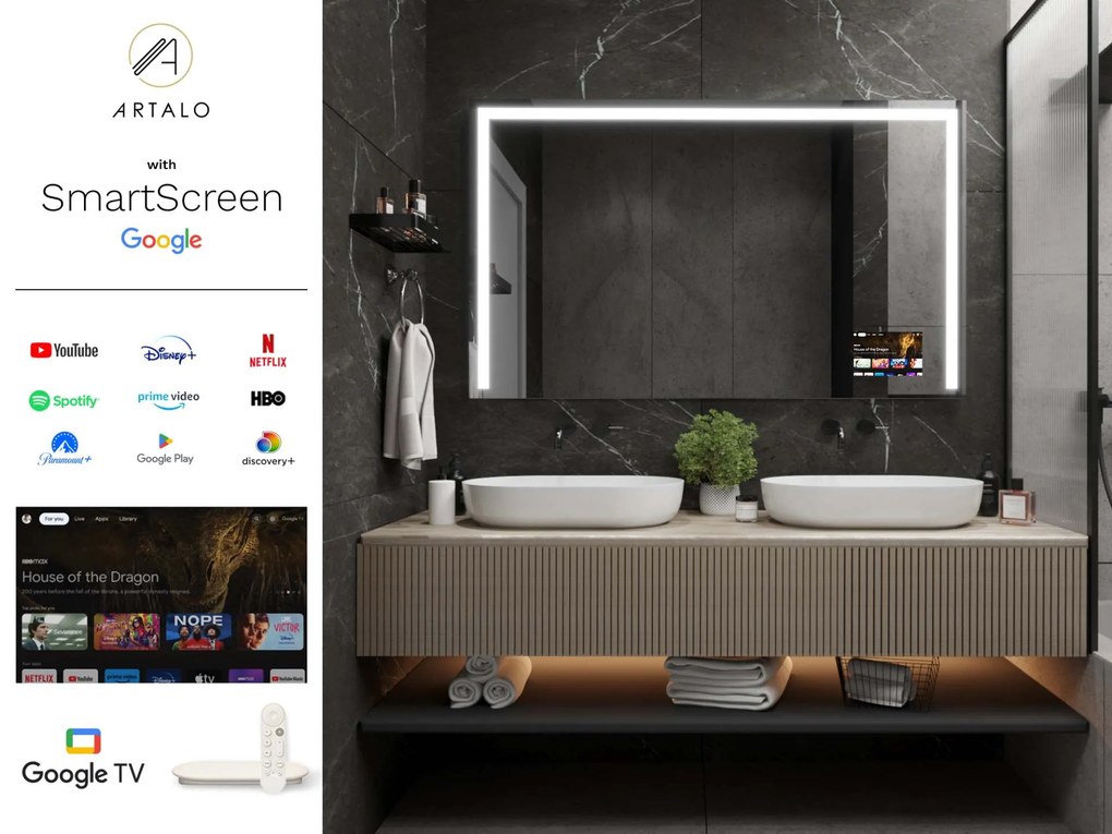 Specchio con LED illuminazione M9 premium