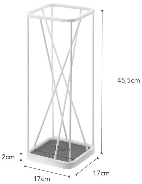 Portaombrelli bianco Square - YAMAZAKI