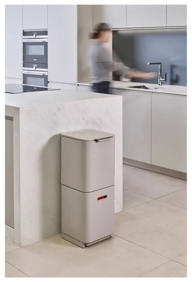 Totem Compact, bianco crema, 40 l - Joseph Joseph