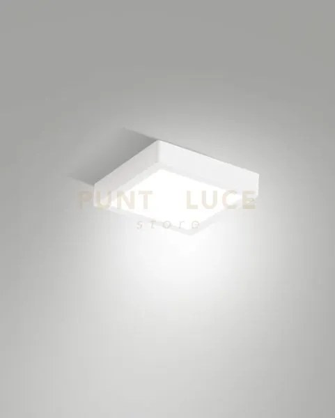 Gian plafoniera esterno bianco led 18w 3000k 2295lm 18cm ip54