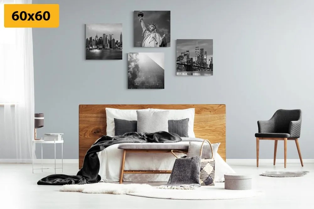 Set di quadri – New York in bianco e nero