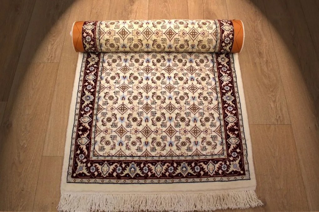 Varamin Tappeto 70 x 200 (Iran) Annodato A Mano