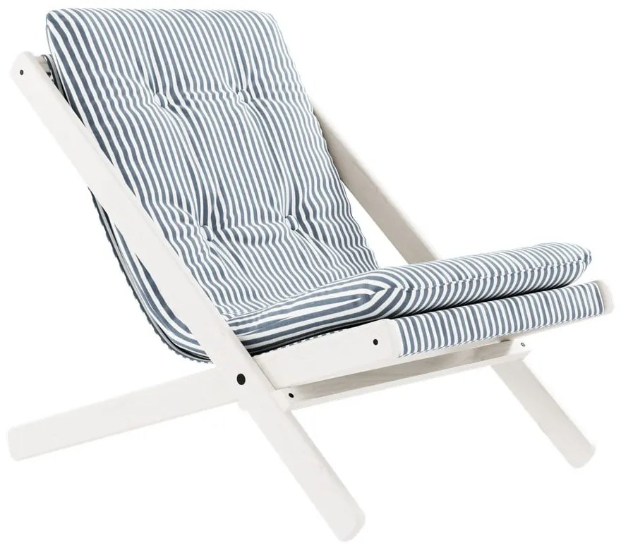 Poltrona bianca/azzurra Boogie - Karup Design