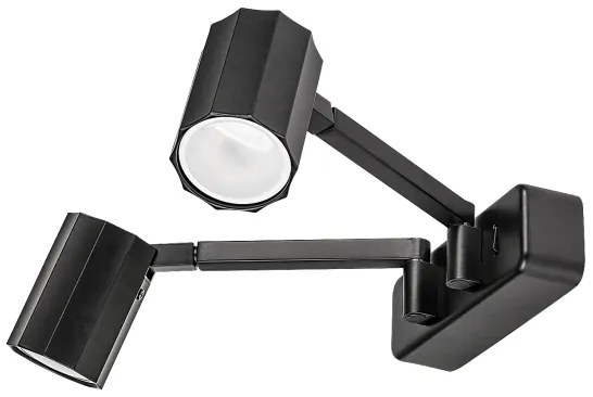 Rabalux 73028 - Faretto da parete KARTER 2xGU10/5W/230V