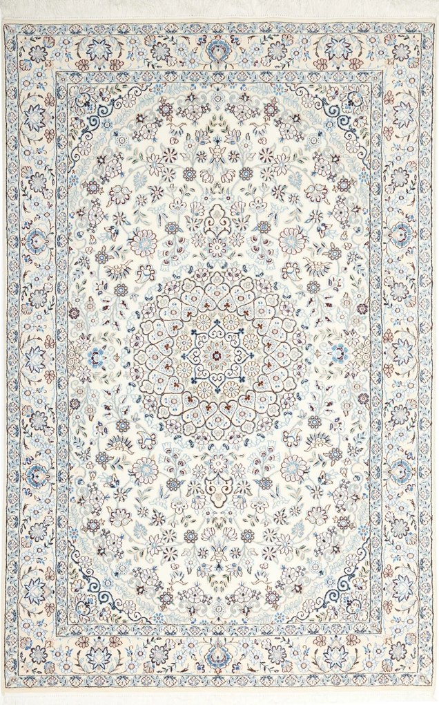 Nain Tappeto 130 x 210 Beige (Iran) Annodato A Mano