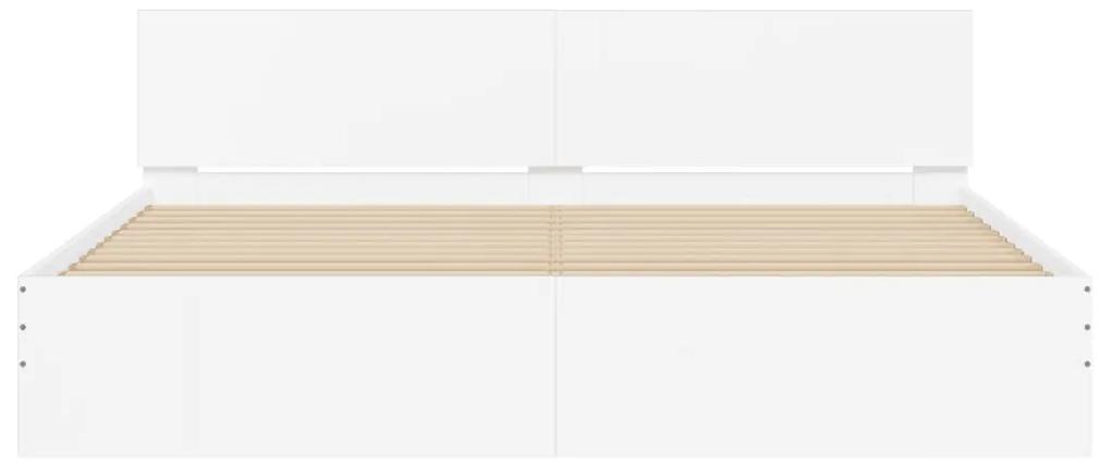Giroletto con testiera bianco 160x200 cm