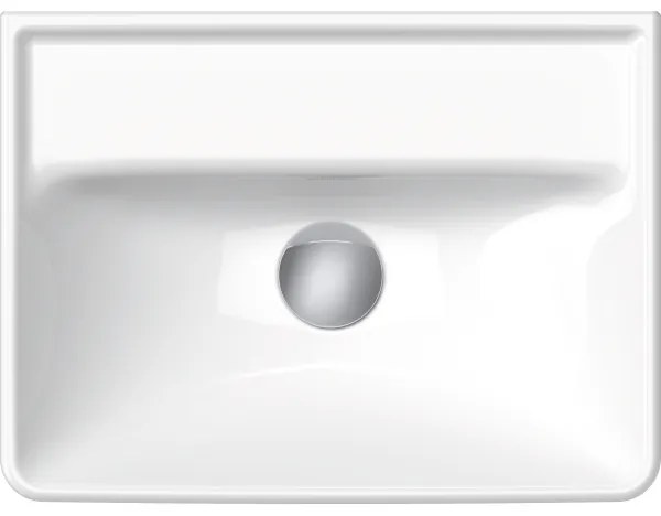Duravit 738450070 - Lavabo sospeso D-NEO 45 x 33,5 cm in ceramica, finitura bianco lucido