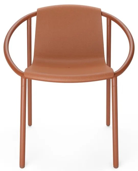 Sedie da pranzo color mattone Ringo - Umbra