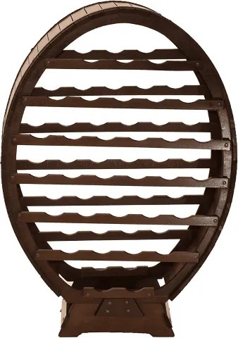 Cantinetta porta bottiglia in legno botte 30 POSTI