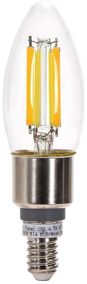 Lampadina LED FILAMENT C35 E14/4,5W/230V 2700-6500K - Aigostar