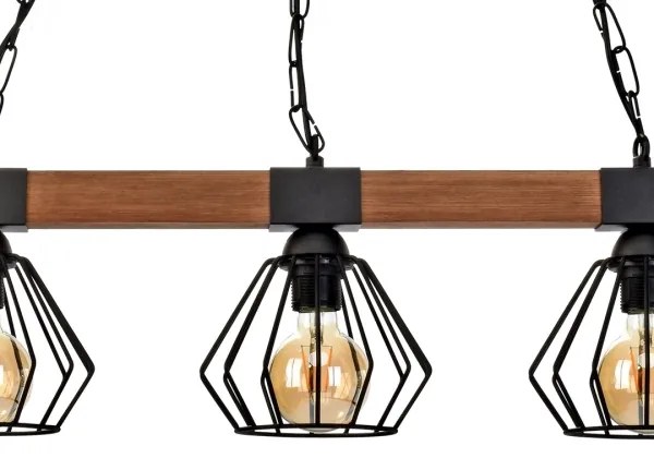 Lampadario su catena ULF 3xE27/60W/230V