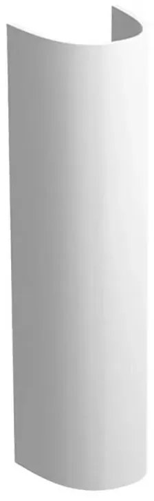 Lavabo con colonna Geberit 55 cm in ceramica bianco Selnova