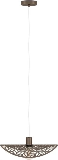 Eglo 44124 - Lampadario a sospensione con cavo SWABY 1xE27/60W/230V diam. 40 cm bronzo