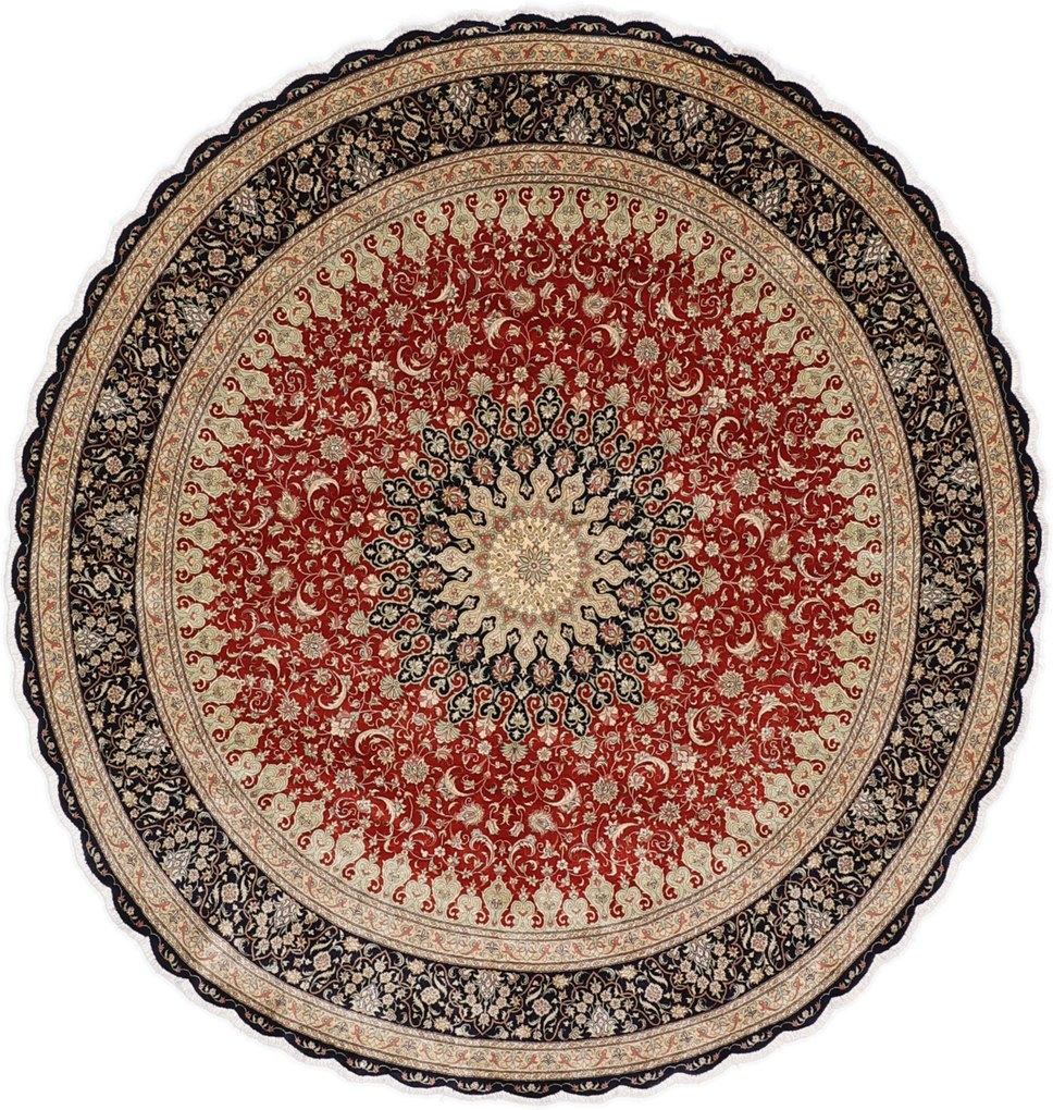 Ghom Tappeto persiano 200x200 (Iran) Annodato A Mano