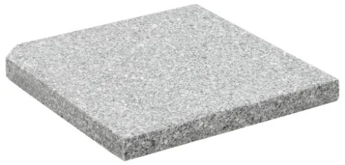 Piastra per Parasole in Granito Quadrata 25 kg Grigia