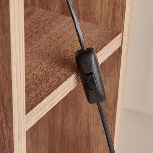 Lampada da terra AYD 1xE27/40W/230V marrone/bianco