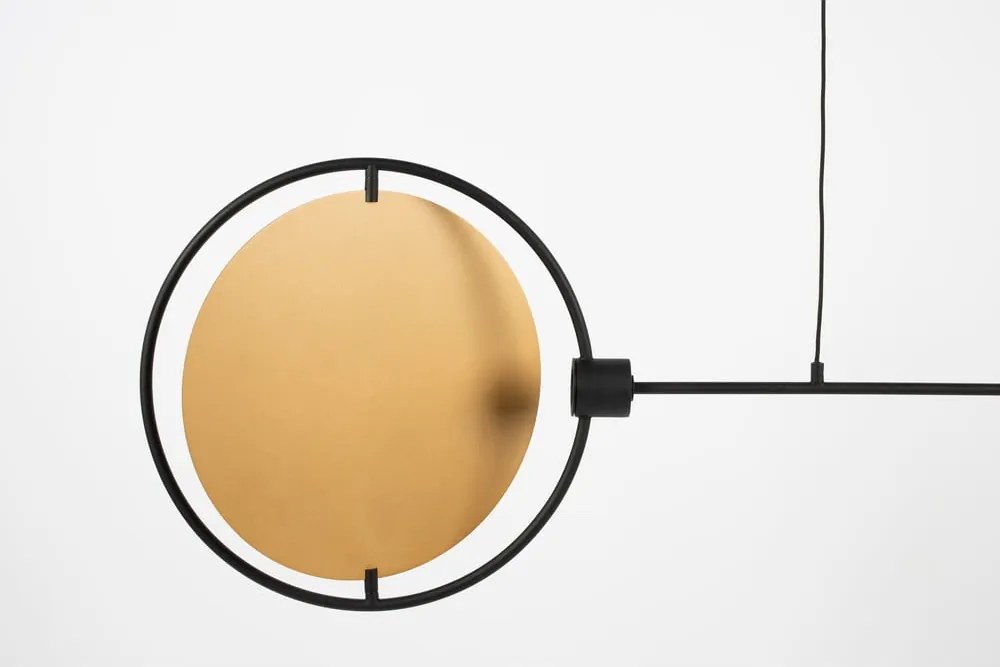 Lampadario dimmerabile a LED in giallo ocra e nero Sirius - Zuiver