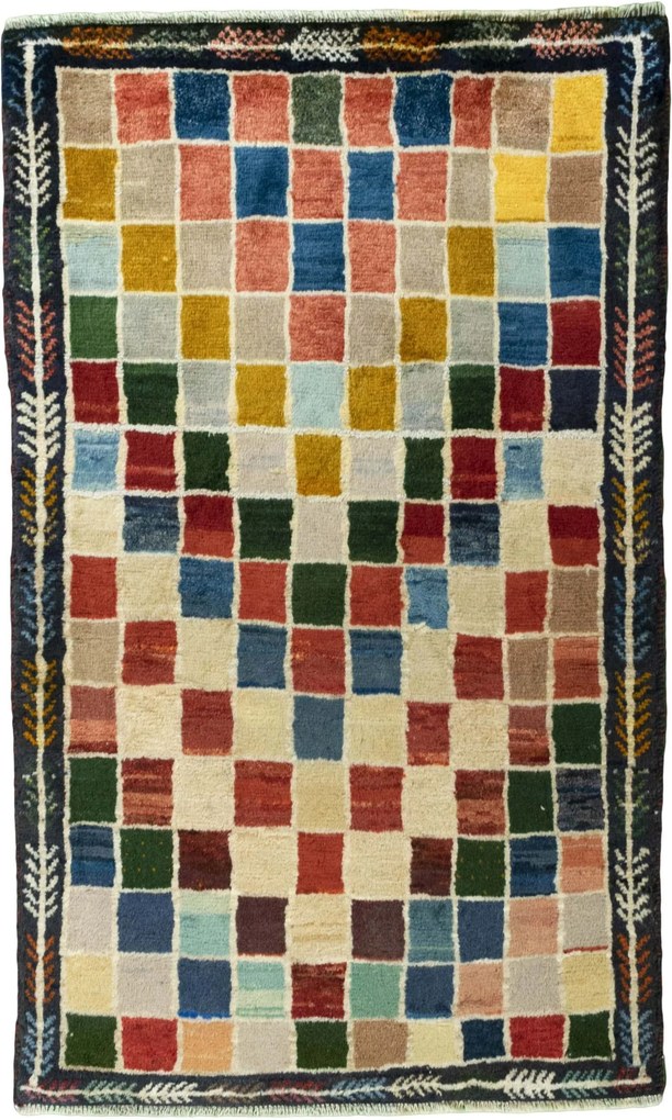 Gabbeh Tappeto 130x80 (Iran) Annodato A Mano