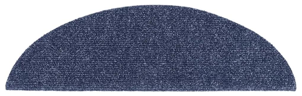 Tappetini Autoadesivi per Scale 15 pz 56x17x3 cm Blu