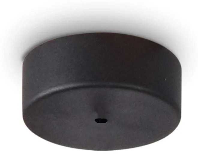 Ideallux rosone magnetico 1 luce 1e nero