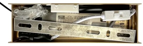 Lampadario LED sospeso su cavo LINEA 36W/230V 3000/4000/5700K CRI 90, dorato