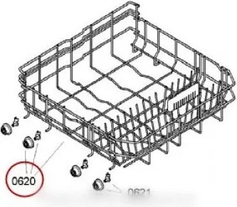 Bosch - Cesto inferiore da solo per 00474385 lavastoviglie
