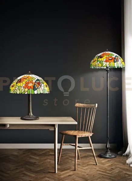 Sunflower solo base per piantana h.178 ø 30cm 2 luci attacco e27