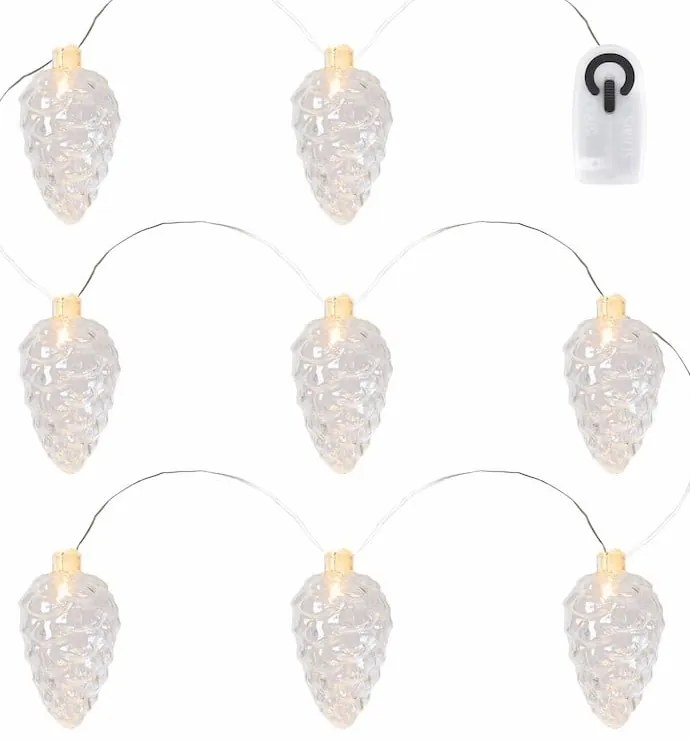 Decorazione natalizia luminosa 8 lampadine lunghezza totale 120 cm Celina – Sirius