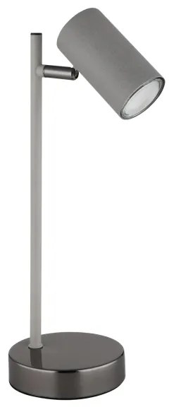 Globo 57911TS - Lampada da tavolo ROBBY 1xGU10/5W/230V grigio/antracite