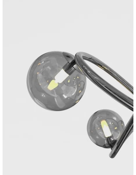 Wofi 8014-205 - Lampada da tavolo LED NANCY 2xG9/3,5W/230V nero/cromo