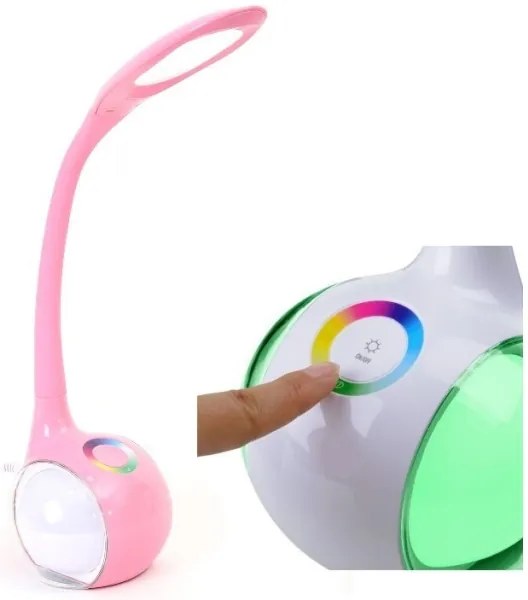Lampada da tavolo LED RGB dimmerabile LED/7W/230V rosa